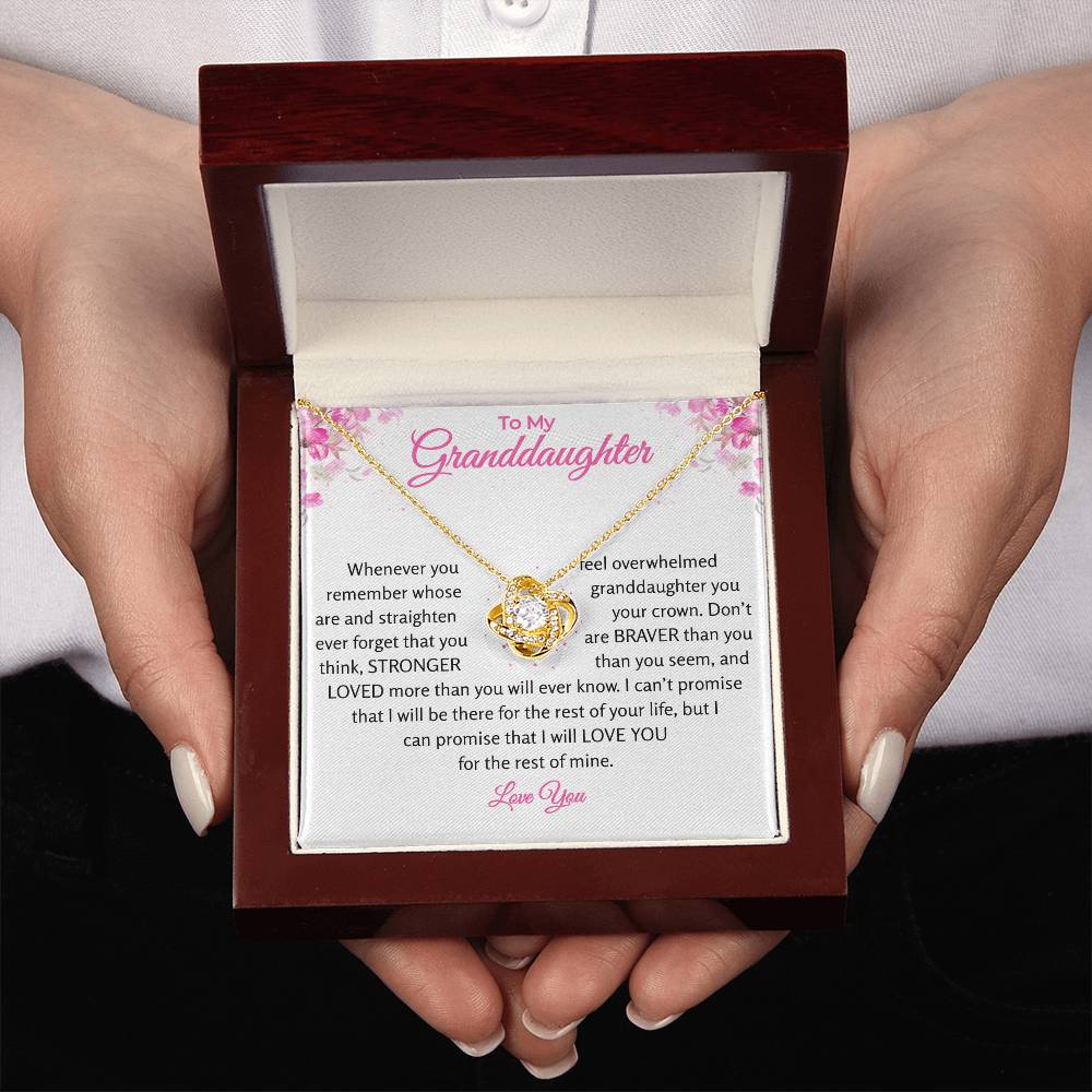 Granddaughter - Promise - Love Knot Gift Set