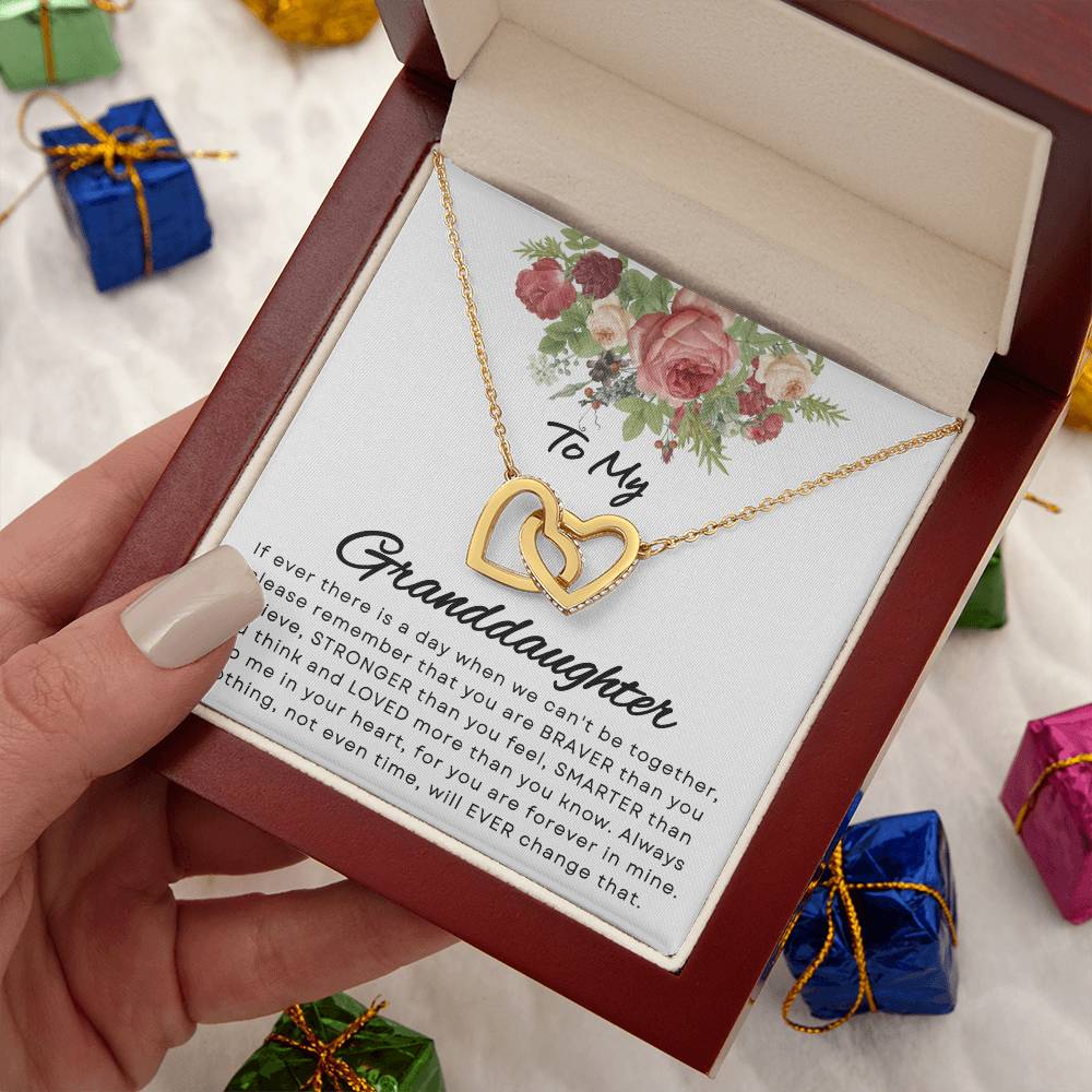Granddaughter - If Ever - Interlocking Hearts Gift Set