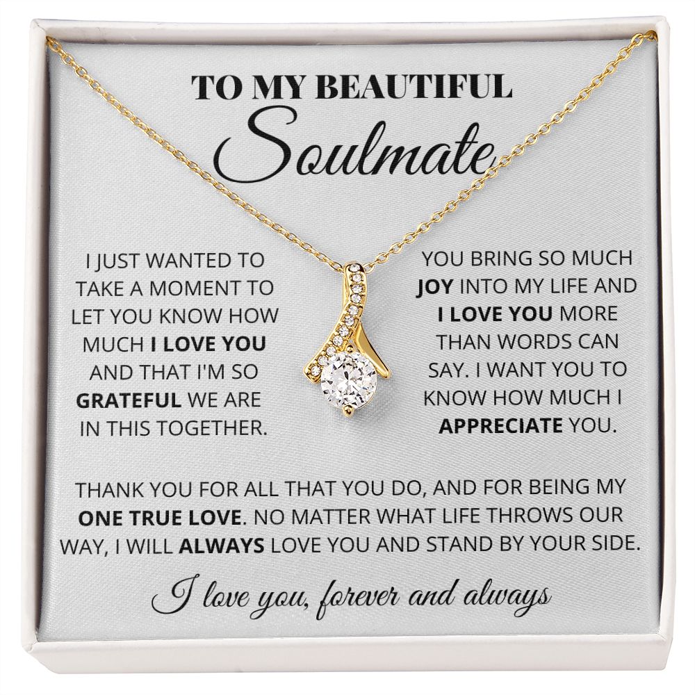 Soulmate - One True Love - Alluring Necklace