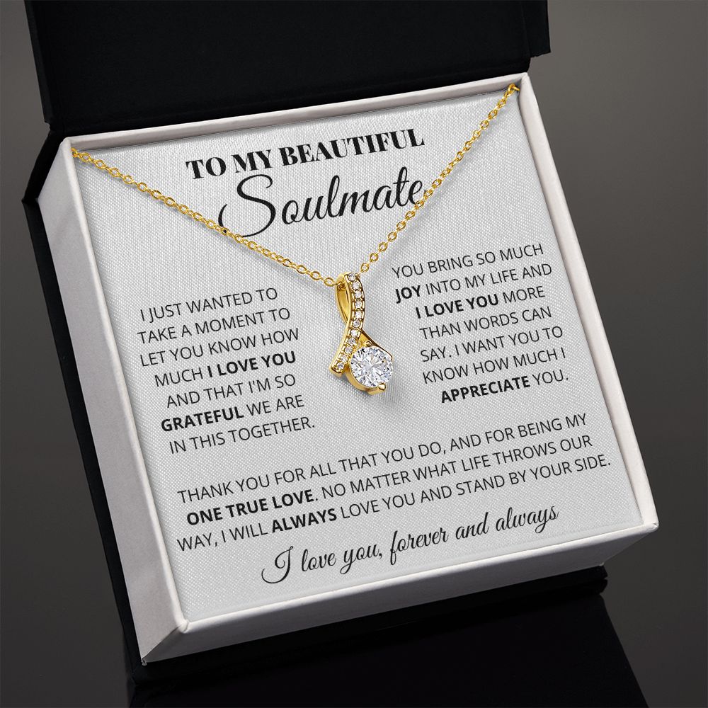 Soulmate - One True Love - Alluring Necklace