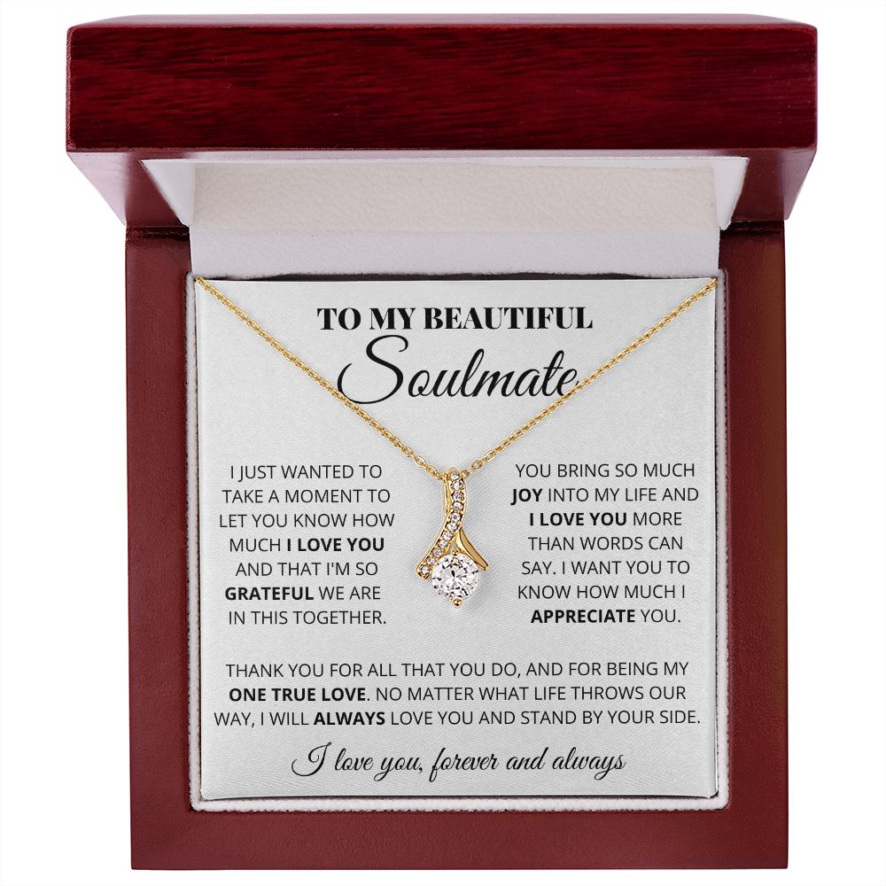 Soulmate - One True Love - Alluring Necklace