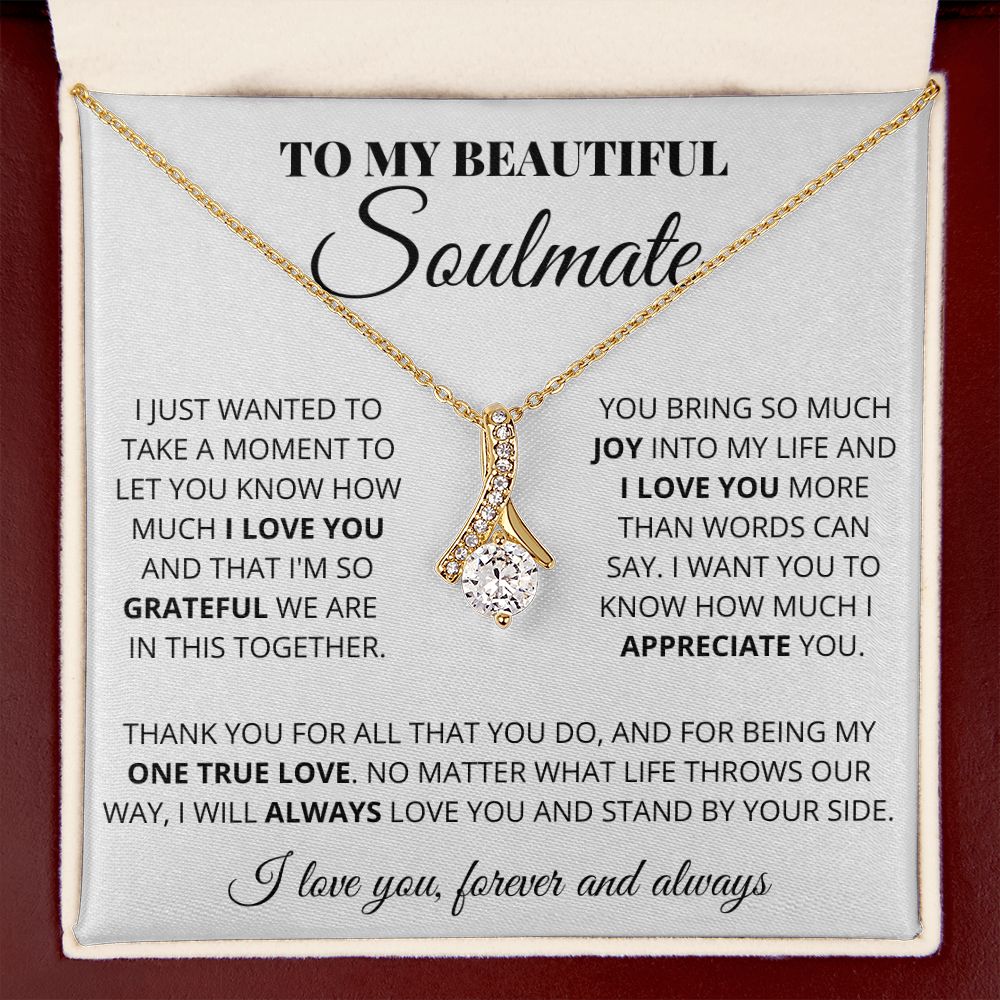 Soulmate - One True Love - Alluring Necklace