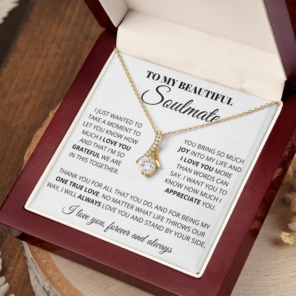 Soulmate - One True Love - Alluring Necklace