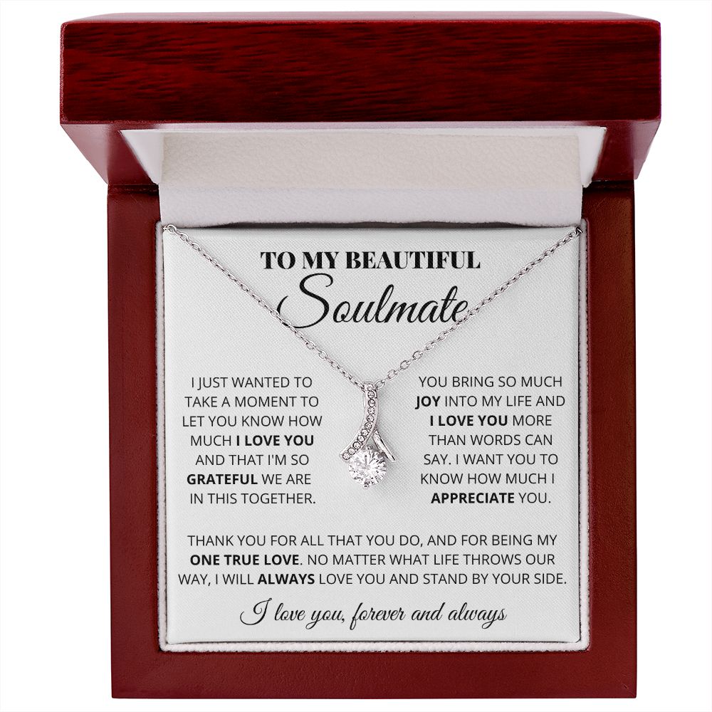 Soulmate - One True Love - Alluring Necklace