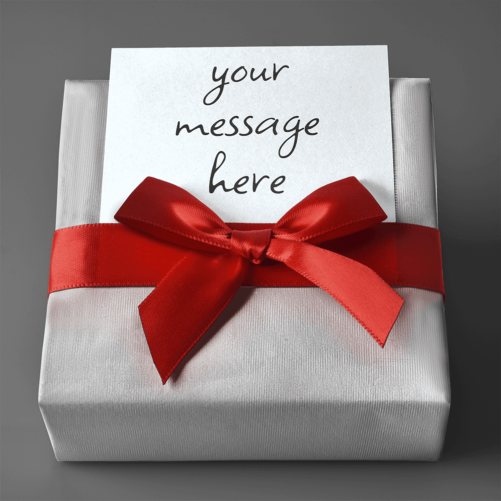 Give Love Gifts: Gift Wrap with Personalized Message: Default Title
