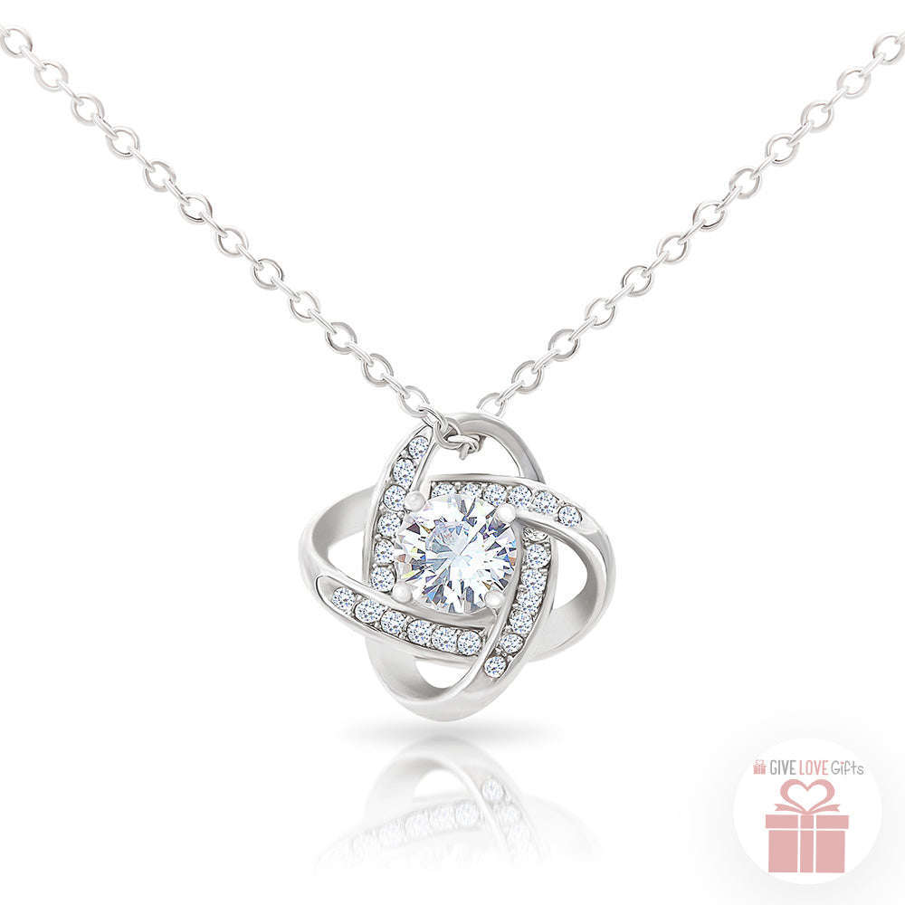 I Am Blessed - Boyfriend's Mom - Love Knot Necklace
