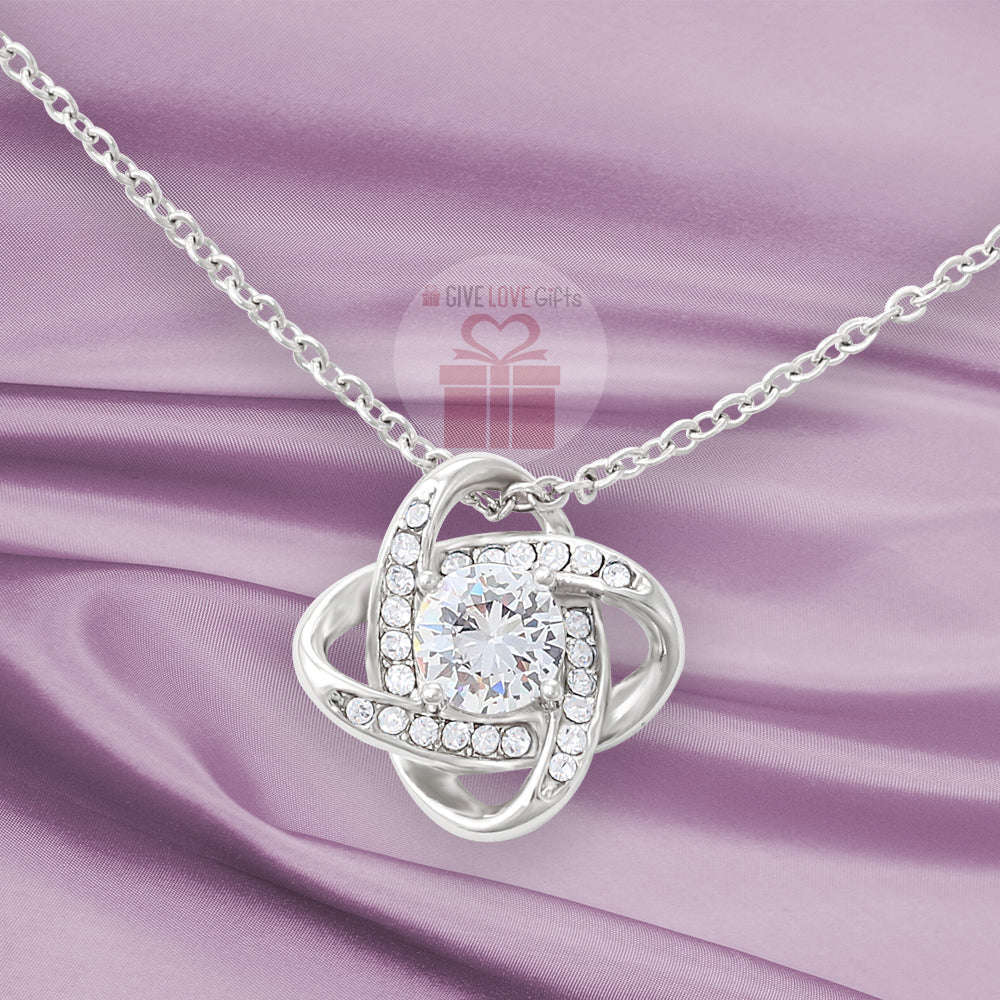I Am Blessed - Boyfriend's Mom - Love Knot Necklace