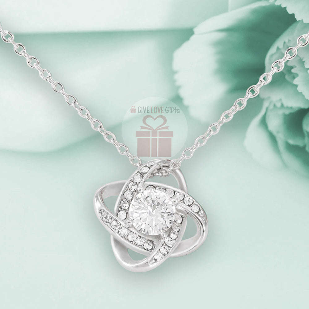 I Am Blessed - Boyfriend's Mom - Love Knot Necklace
