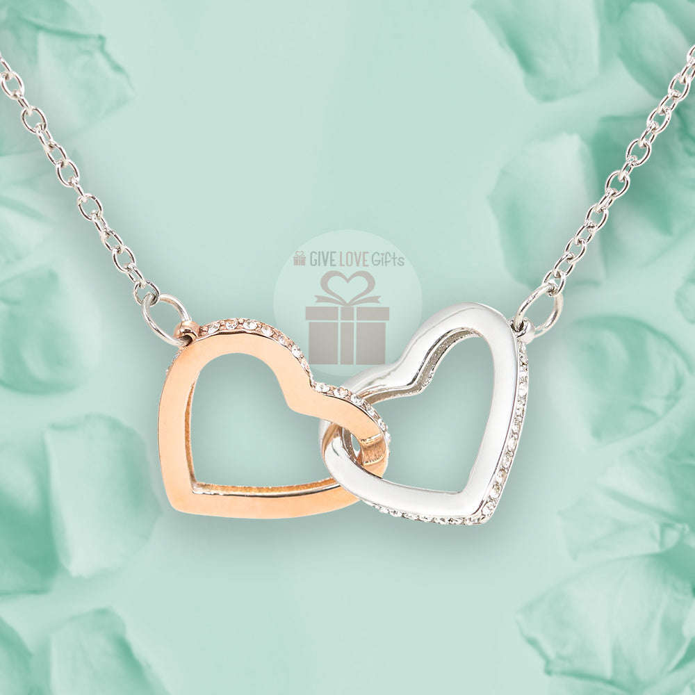 Love & Positivity - Boyfriend's Mom - Interlocking Hearts Necklace