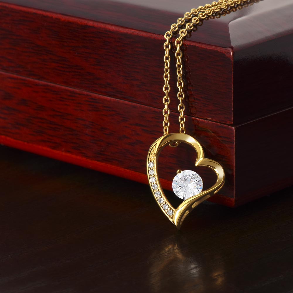 Mom to Daughter - Always - Love Knot Necklace mtd015