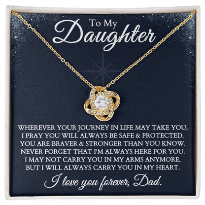 Dad to Daughter - Journey - Love Knot Gift Set