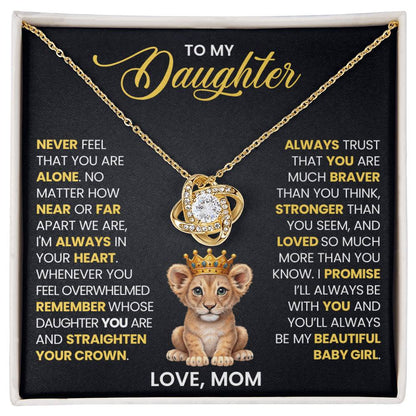 Mom to Daughter - Crown - Love Knot Gift Set GL002