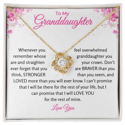 Granddaughter - Promise - Love Knot Gift Set