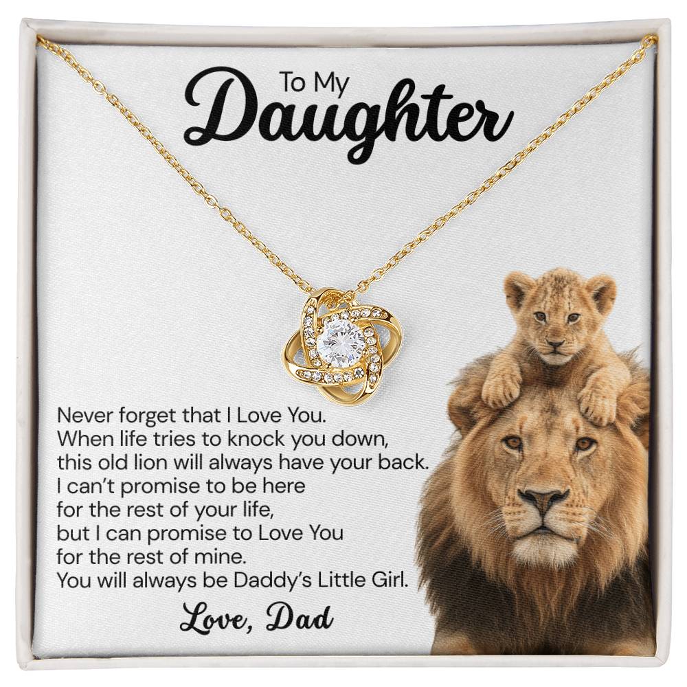 Dad to Daughter - Daddy's Girl - Love Knot Gift Set