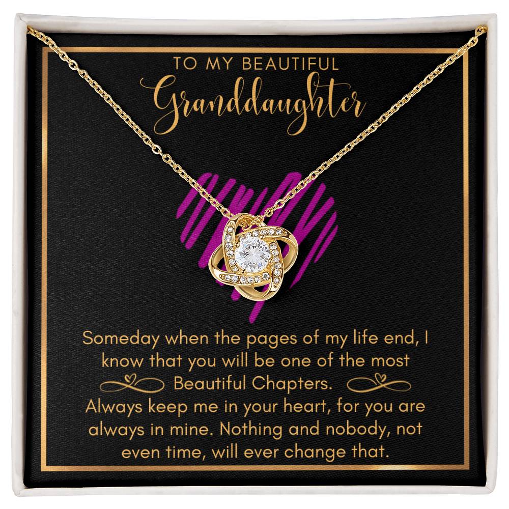Granddaughter - Nothing - Love Knot Gift Set