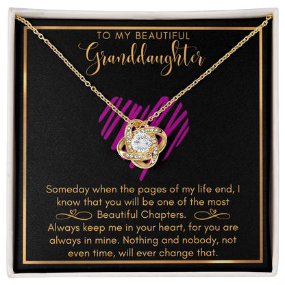 Granddaughter - Nothing - Love Knot Gift Set