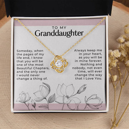 Granddaughter - Chapters - Love Knot Gift Set