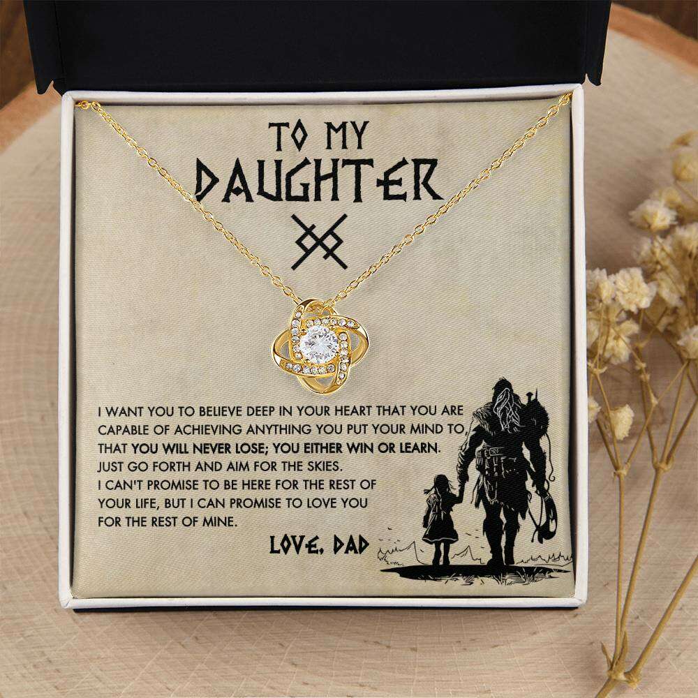 Give Love Gifts: Dad to Daughter - Capable - Love Knot Gift Set