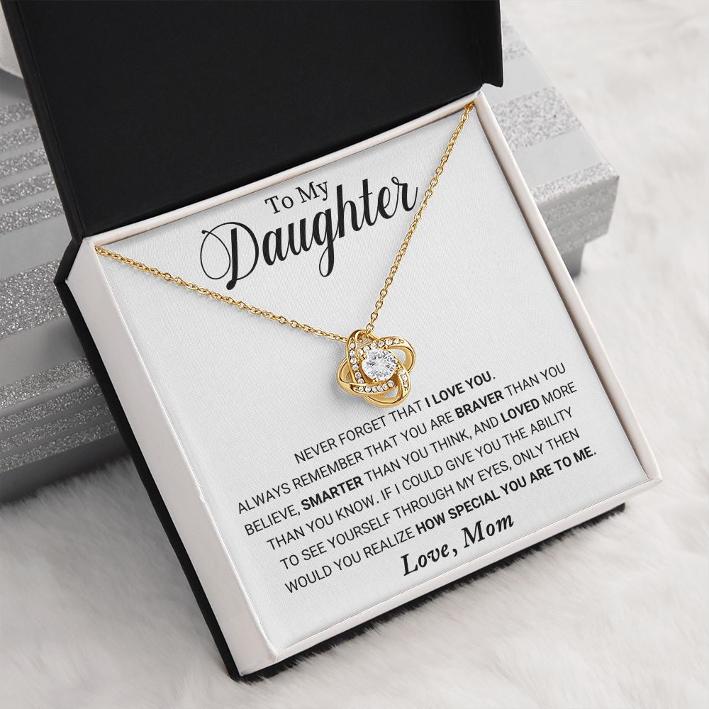 Mom to Daughter - Special - Love Knot Necklace