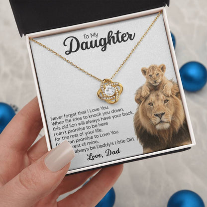 Dad to Daughter - Daddy's Girl - Love Knot Gift Set