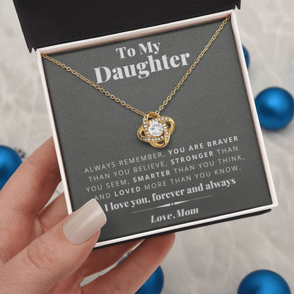 Mom to Daughter - Smarter - Love Knot Gift Set