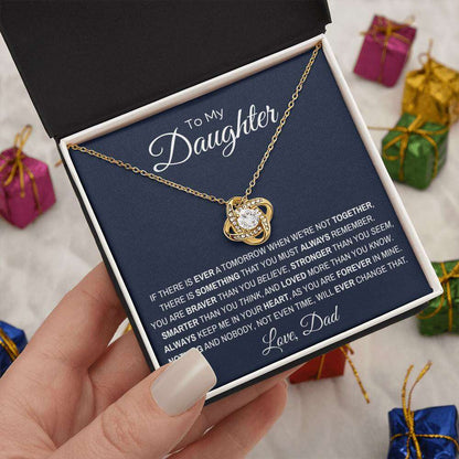 Give Love Gifts: Dad to Daughter - Loved - Love Knot Gift Set