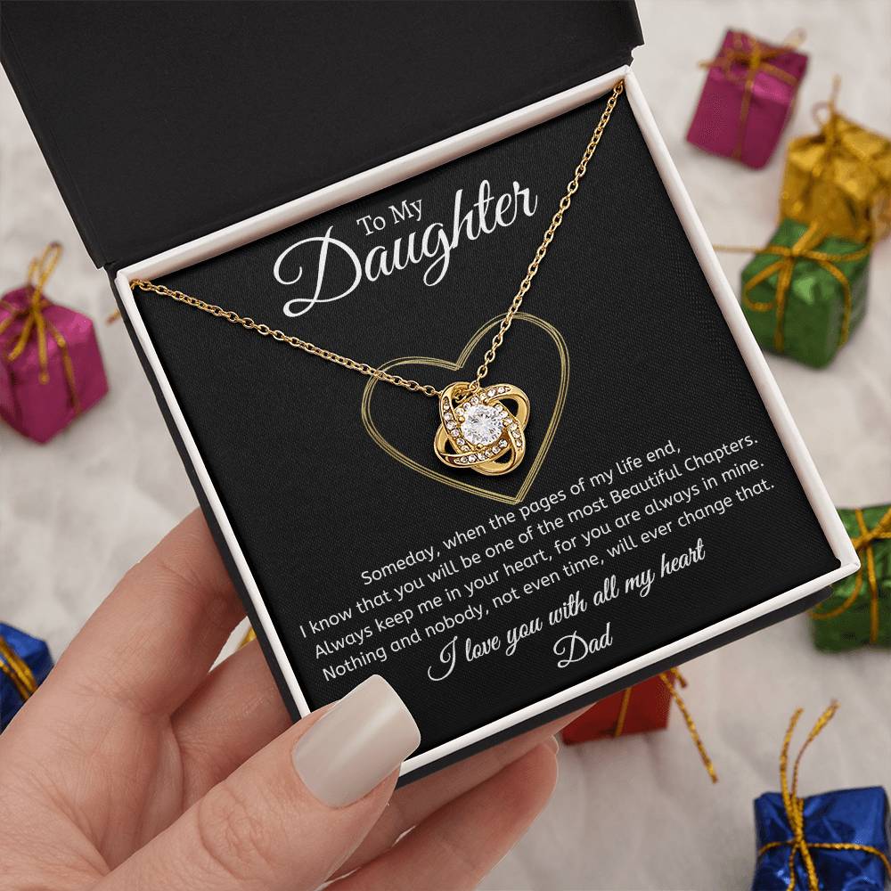 Dad to Daughter - Time - Love Knot Gift Set