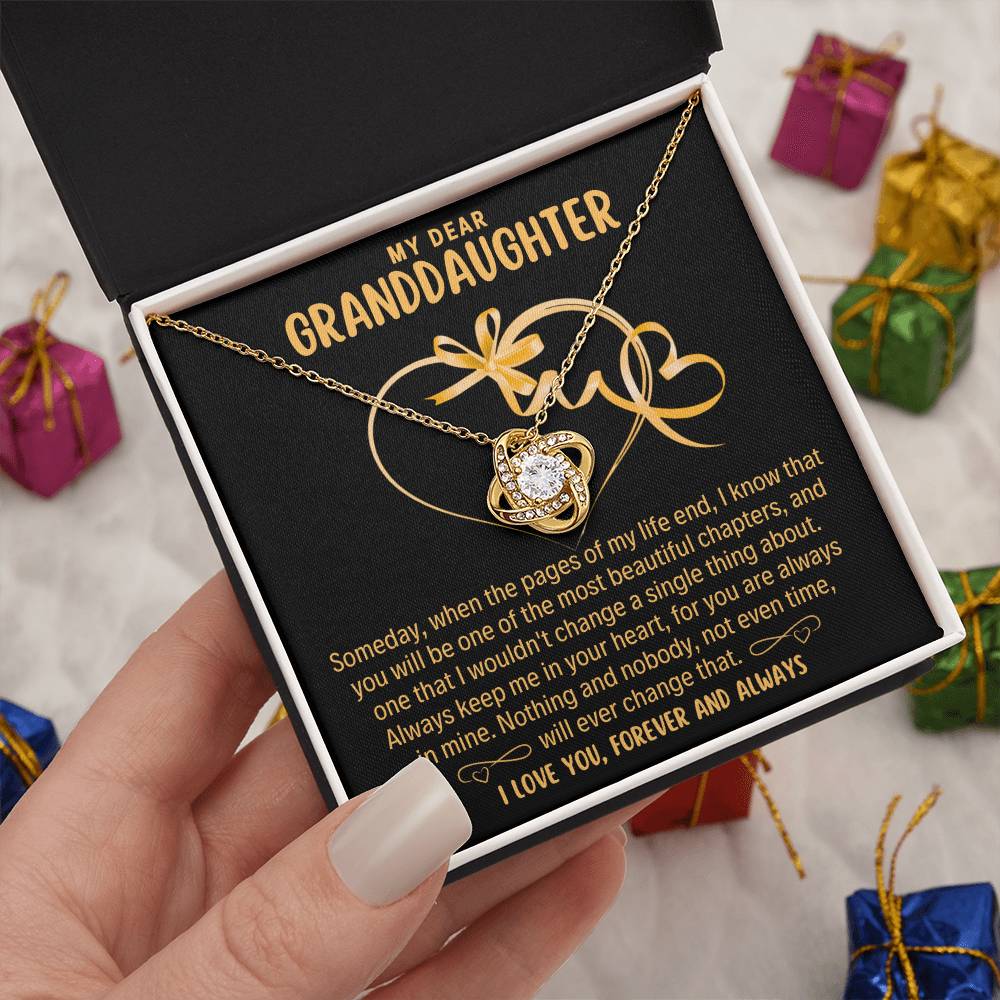 Granddaughter - Pages - Love Knot Gift Set