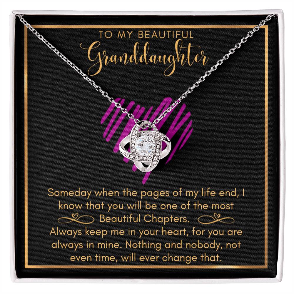 Granddaughter - Nothing - Love Knot Gift Set
