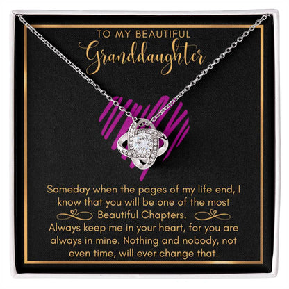 Granddaughter - Nothing - Love Knot Gift Set