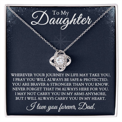 Dad to Daughter - Journey - Love Knot Gift Set