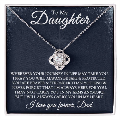 Dad to Daughter - Journey - Love Knot Gift Set