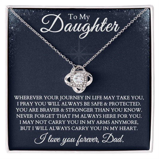 Dad to Daughter - Journey - Love Knot Gift Set