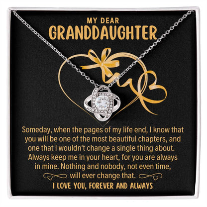 Granddaughter - Pages - Love Knot Gift Set