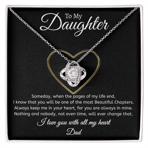 Dad to Daughter - Time - Love Knot Gift Set