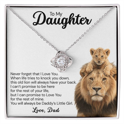 Dad to Daughter - Daddy's Girl - Love Knot Gift Set