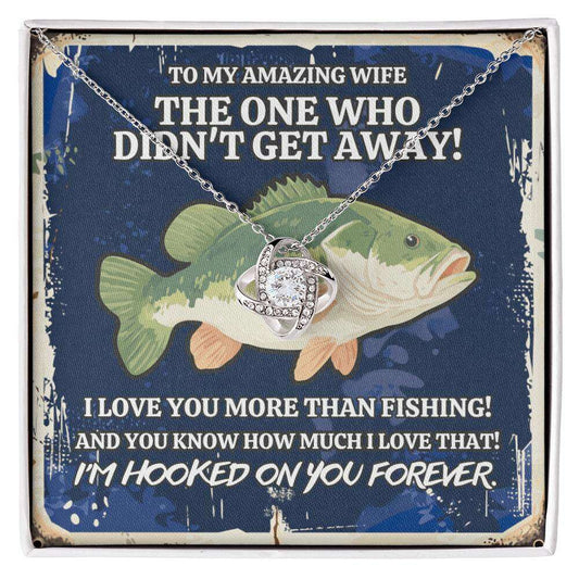 Give Love Gifts: Wife - Hooked - Love Knot Gift Set: 14K White / Two-Tone Standard