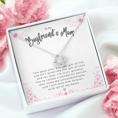 Boyfriend's Mom - Gift of Love - Love Knot Necklace