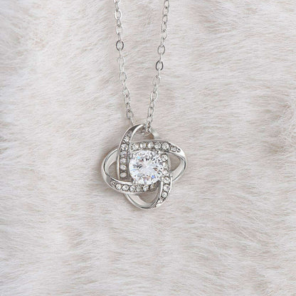 Boyfriend's Mom - Blessed - Love Knot Necklace