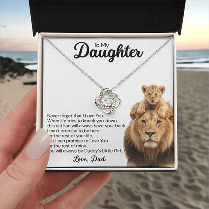 Dad to Daughter - Daddy's Girl - Love Knot Gift Set