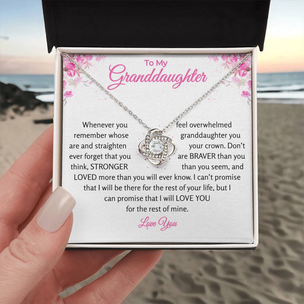 Granddaughter - Promise - Love Knot Gift Set