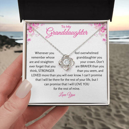Granddaughter - Promise - Love Knot Gift Set