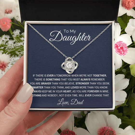 Give Love Gifts: Dad to Daughter - Loved - Love Knot Gift Set