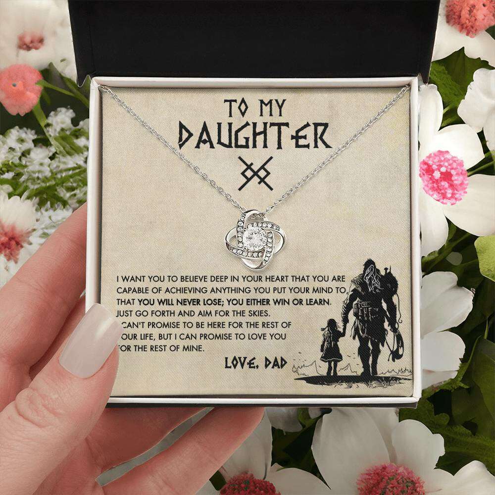 Give Love Gifts: Dad to Daughter - Capable - Love Knot Gift Set