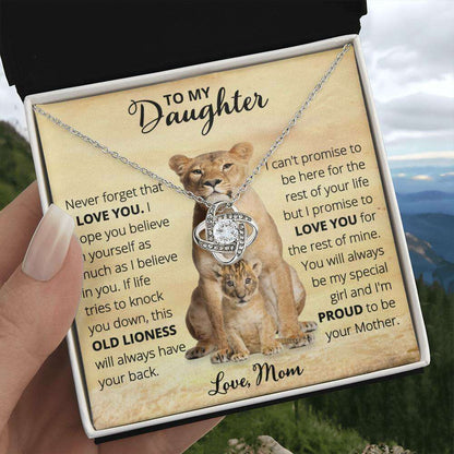 Give Love Gifts: Mom to Daughter - Old Lioness - Love Knot Gift Set