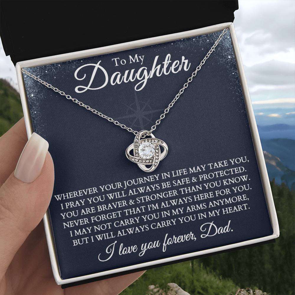 Dad to Daughter - Journey - Love Knot Gift Set