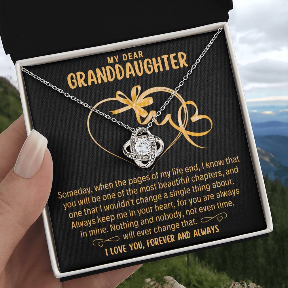 Granddaughter - Pages - Love Knot Gift Set