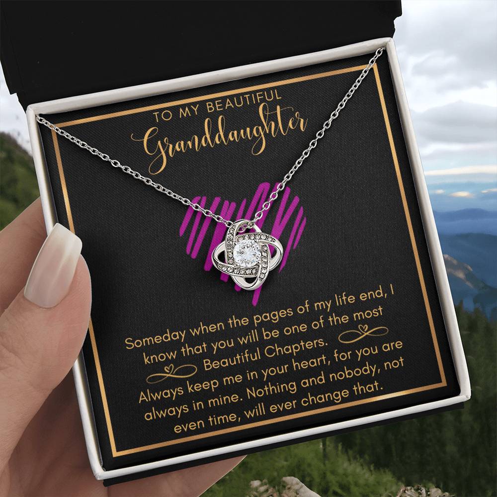 Granddaughter - Nothing - Love Knot Gift Set