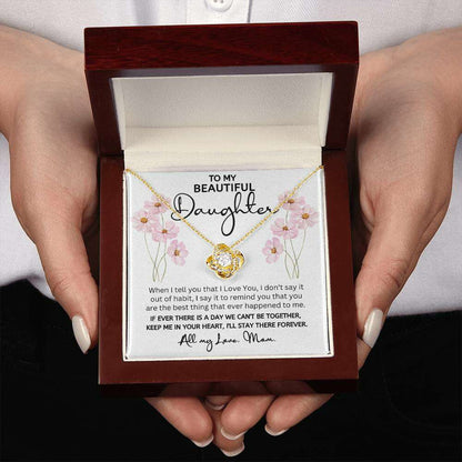 Give Love Gifts: Mom to Daughter - Best Thing - Love Knot Gift Set