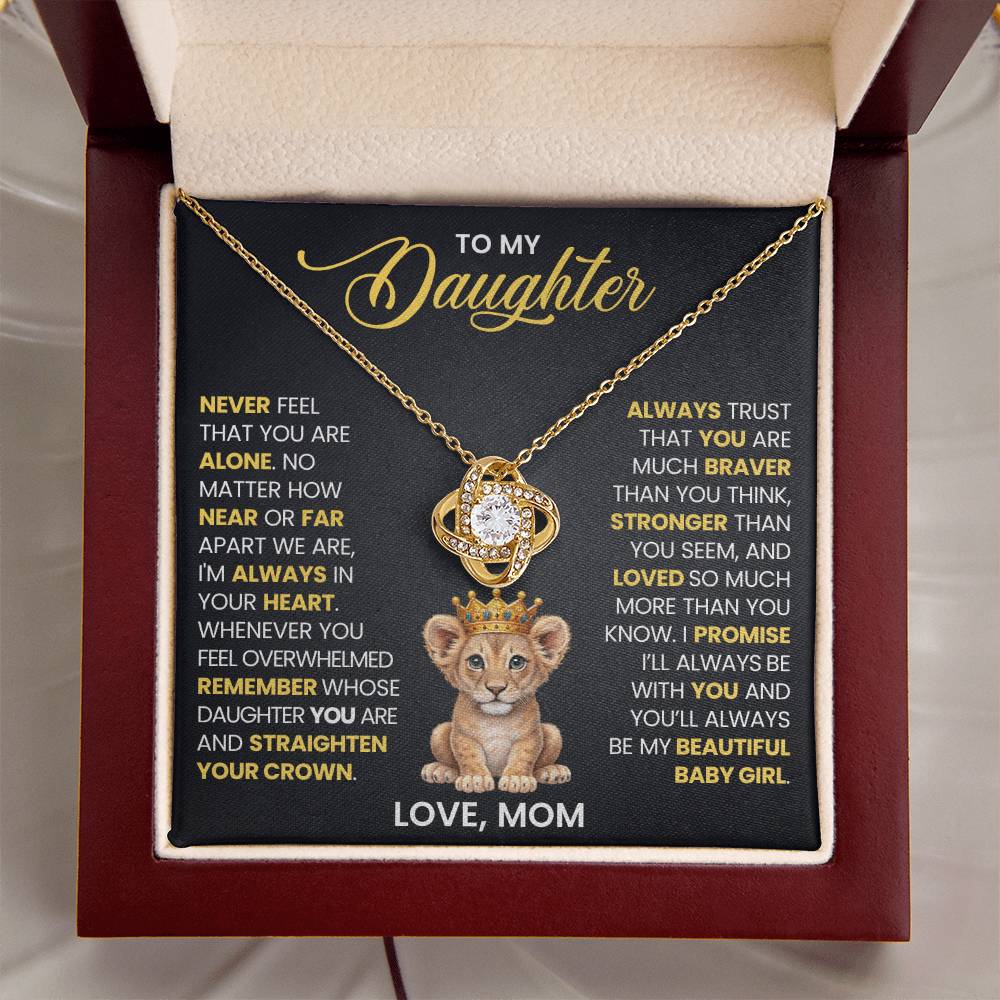 Mom to Daughter - Crown - Love Knot Gift Set